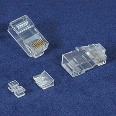 BESTLINK NETWARE RJ45 CAT6A Plug Stranded 50 Micron 3pc type, 100pk 101231